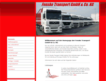 Tablet Screenshot of fenske-transporte.de